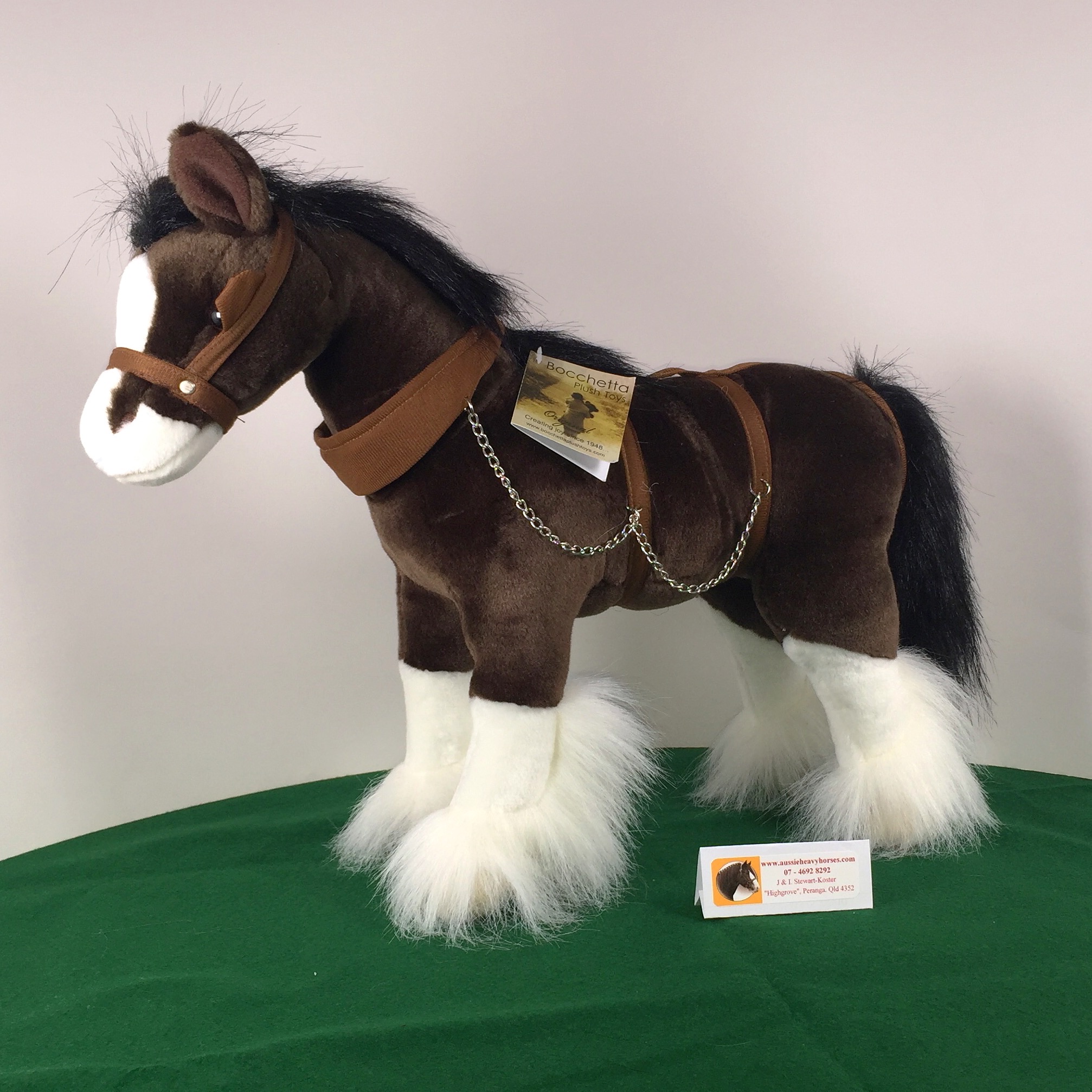 Stuffed deals clydesdale horse