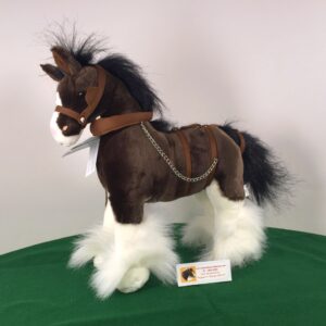 Plush Clydesdale - Rimsky, a plush toy Clydesdale horse