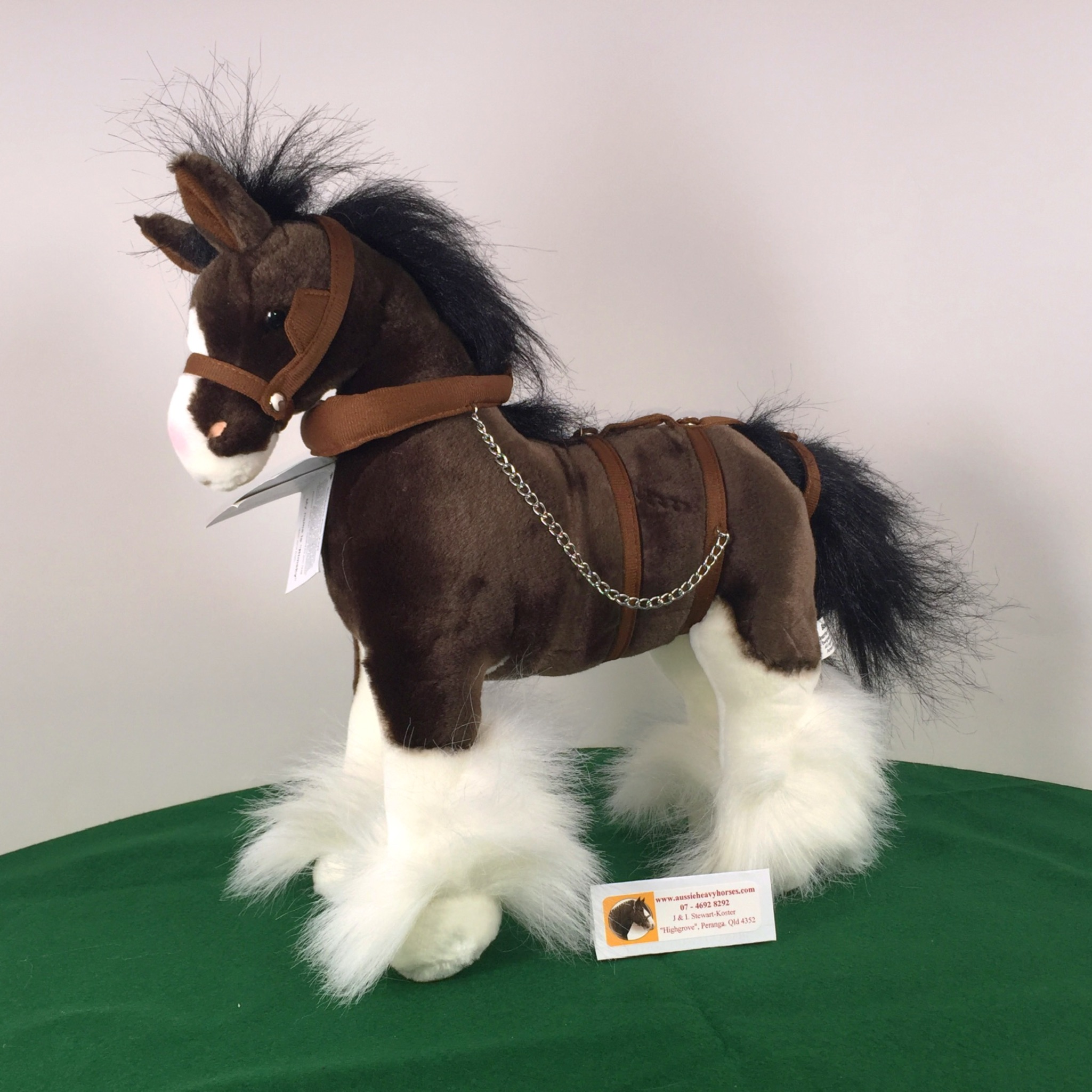 Stuffed deals clydesdale horse