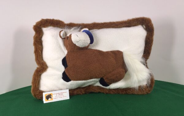 Soft Plush Horse Pillows are so soft and comforting to lie on or cuddle into. It's like sleeping with your own horse right beside you.