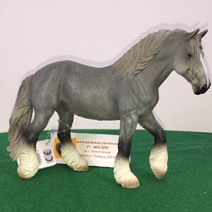 This Grey Shire Mare is a very lifelike figurine. An anatomically accurate sculpture replicating the Shire Mare in miniature.