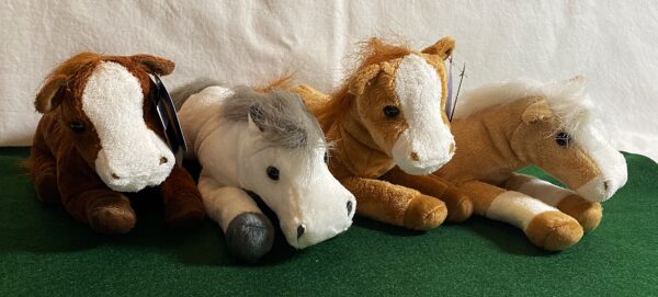 Soft & Cuddly Plush Horses are just right for a child's small hand. They are quite appealing with a character all of their own.