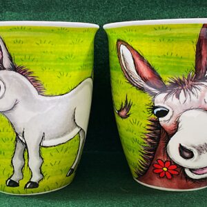 The Nevis Donkey mug is an English fine bone china mug made by Dunoon with a 480ml capacity
